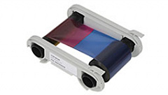 Полноцветная лента  (YMCKOK) для двусторонней печати на 200 оттисков с чистящим роликом в Дзержинске